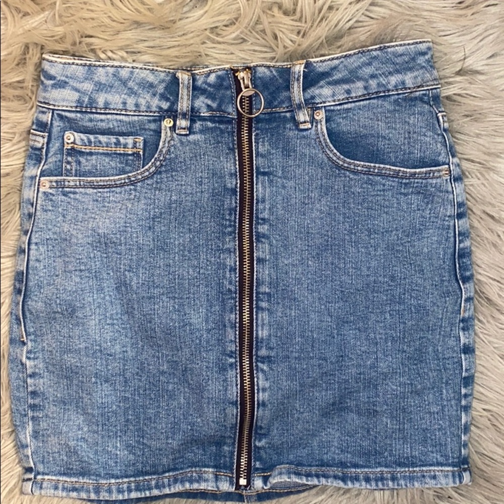 Garage Jean Skirt